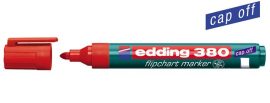 EDDING Flipchart marker, 1,5-3 mm, kúpos, EDDING "380", piros EDDING Flipchart marker, 1,5-3 mm, kúpos, EDDING "380", piros