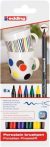   EDDING Ecsetirón készlet, porcelánra, EDDING  "4200 Family color", 6 különböző szín