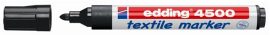 EDDING Textilmarker, 2-3 mm, kúpos, EDDING "4500", fekete EDDING Textilmarker, 2-3 mm, kúpos, EDDING "4500", fekete