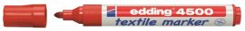 EDDING Textilmarker, 2-3 mm, kúpos, EDDING "4500", piros EDDING Textilmarker, 2-3 mm, kúpos, EDDING "4500", piros