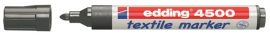 EDDING Textilmarker, 2-3 mm, kúpos, EDDING "4500", szürke EDDING Textilmarker, 2-3 mm, kúpos, EDDING "4500", szürke