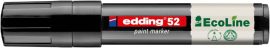 EDDING Lakkmarker, 4-15 mm, EDDING "52", fekete
