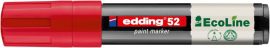 EDDING Lakkmarker, 4-15 mm, EDDING "52", piros EDDING Lakkmarker, 4-15 mm, EDDING "52", piros