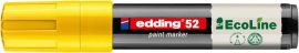 EDDING Lakkmarker, 4-15 mm, EDDING "52", sárga EDDING Lakkmarker, 4-15 mm, EDDING "52", sárga