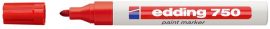 EDDING Lakkmarker, 2-4 mm, EDDING "750", piros EDDING Lakkmarker, 2-4 mm, EDDING "750", piros