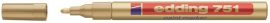 EDDING Lakkmarker, 1-2 mm, EDDING "751", arany EDDING Lakkmarker, 1-2 mm, EDDING "751", arany