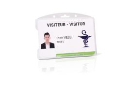 DJOIS Azonosítókártya-tartó, műanyag, nyitott, fekvő, 54x85 mm, DJOIS DJOIS Azonosítókártya-tartó, műanyag, nyitott, fekvő, 54x85 mm, DJOIS