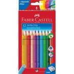 FABER-CASTELL Színes ceruza készlet, háromszögletű, FABER-CASTELL "Jumbo Grip", 12 különböző szín FABER-CASTELL Színes ceruza készlet, háromszögletű, FABER-CASTELL "Jumbo Grip", 12 különböző szín