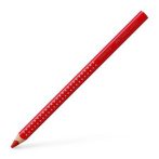   FABER-CASTELL Színes ceruza, háromszögletű, FABER-CASTELL "Grip 2001 Jumbo", piros