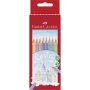   FABER-CASTELL Színes ceruza készlet, hatszögletű, FABER-CASTELL, 10 különböző pasztell szín