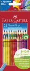 FABER-CASTELL Színes ceruza készlet, háromszögletű, FABER-CASTELL "Grip 2001", 24 különböző szín FABER-CASTELL Színes ceruza készlet, háromszögletű, FABER-CASTELL "Grip 2001", 24 különböző szín