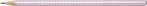   FABER-CASTELL Grafitceruza, B, háromszögletű, FABER-CASTELL "Sparkle", metál rózsaszín