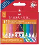 FABER-CASTELL Zsírkréta, háromszögletű, FABER-CASTELL "Grip", 12 különböző szín FABER-CASTELL Zsírkréta, háromszögletű, FABER-CASTELL "Grip", 12 különböző szín