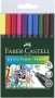   FABER-CASTELL Tűfilc készlet, 0,4 mm, FABER-CASTELL "Grip", 10 különböző szín