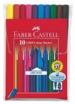 FABER-CASTELL Filctoll készlet, háromszögletű, FABER-CASTELL "Grip", 10 különböző szín FABER-CASTELL Filctoll készlet, háromszögletű, FABER-CASTELL "Grip", 10 különböző szín