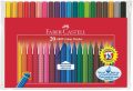   FABER-CASTELL Filctoll készlet, háromszögletű, FABER-CASTELL "Grip", 20 különböző szín