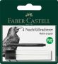   FABER-CASTELL Pótbél precíziós radírstifthez, 4 darabos, FABER-CASTELL