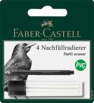 FABER-CASTELL Pótbél precíziós radírstifthez, 4 darabos, FABER-CASTELL FABER-CASTELL Pótbél precíziós radírstifthez, 4 darabos, FABER-CASTELL