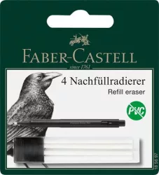 FABER-CASTELL Pótbél precíziós radírstifthez, 4 darabos, FABER-CASTELL