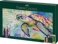   FABER-CASTELL Akvarell ceruza készlet, ecsettel, FABER-CASTELL "Albrecht Dürer & Pitt Artist Pen", 46 db-os szett