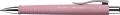   FABER-CASTELL Golyóstoll, 0,7 mm,  nyomógombos, FABER-CASTELL "Poly Ball", rózsaszín