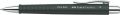   FABER-CASTELL Golyóstoll, 0,7 mm, nyomógombos tolltest, fekete tolltest, FABER-CASTELL "Poly Ball", kék