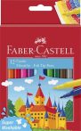 FABER-CASTELL Filctoll készlet, FABER-CASTELL, 12 különböző szín"Castle" FABER-CASTELL Filctoll készlet, FABER-CASTELL, 12 különböző szín"Castle"