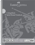 FABER-CASTELL Spirálfüzet, A4, kockás, 80 lap, perforált, lyukasztott, FABER-CASTELL FABER-CASTELL Spirálfüzet, A4, kockás, 80 lap, perforált, lyukasztott, FABER-CASTELL