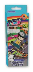 GRANIT Filctoll készlet, GRANIT "Arti Kids", 6 különböző szín GRANIT Filctoll készlet, GRANIT "Arti Kids", 6 különböző szín