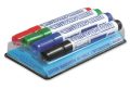   GRANIT Táblamarker készlet, 2-3 mm, kúpos, mágneses tolltartóval, GRANIT "M460", 4 különböző szín