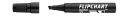  ICO Flipchart marker, 1-4 mm, vágott, ICO "Artip 12", fekete