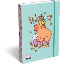 LIZZYSULI Füzetbox, A4, LIZZYSULI, Lollipop Capybara, zöld