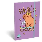   LIZZYSULI Gumis mappa, karton, A4, LIZZYSULI, Lollipop Capibara