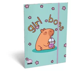 LIZZYSULI Gumis mappa, karton, A5, LIZZYSULI, Lollipop Capibara