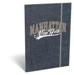   LIZZYSULI Gumis mappa, karton, A4, LIZZYSULI, Manhattan New York
