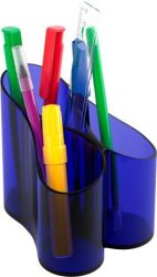 ICO Írószertartó, ICO "Lux", áttetsző kék ICO Írószertartó, ICO "Lux", áttetsző kék