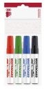 ICO Tábla- és flipchart marker készlet, 1-3 mm, kúpos, ICO "Plan", 4 különböző szín ICO Tábla- és flipchart marker készlet, 1-3 mm, kúpos, ICO "Plan", 4 különböző szín