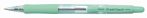   PENAC Golyóstoll, 0,7 mm, nyomógombos, zöld tolltest, PENAC "SleekTouch", kék