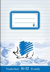 ICO Füzet, tűzött, A5, vonalas, 32 lap, 2. osztály, ICO "Süni", "16-32" ICO Füzet, tűzött, A5, vonalas, 32 lap, 2. osztály, ICO "Süni", "16-32"