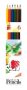   ICO Színes ceruza készlet, hatszögletű, ICO "Süni", 6 különböző szín