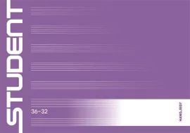 ICO Füzet, tűzött, A5, fekvő, hangjegy, 32 lap, ICO "Student", "36-32"