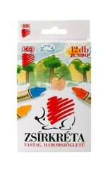 ICO Zsírkréta, vastag, ICO "Süni", 12 különböző szín ICO Zsírkréta, vastag, ICO "Süni", 12 különböző szín