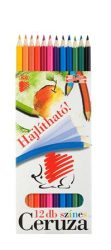 ICO Színes ceruza készlet, hatszögletű, hajlékony, ICO "Süni", 12 különböző szín