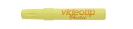 ICO Szövegkiemelő, 1-4 mm, ICO "Videotip", pasztell sárga