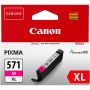   CANON CLI-571MXL Tintapatron Pixma MG5750, 6850,7750 nyomtatókhoz, CANON, magenta, 11 ml