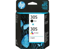 HP 6ZD17AE Tintapatron multipack Deskjet 2320,2710, 4120 nyomtatókhoz, HP 305, fekete, színes, 120+100 oldal HP 6ZD17AE Tintapatron multipack Deskjet 2320,2710, 4120 nyomtatókhoz, HP 305, fekete, színes, 120+100 oldal