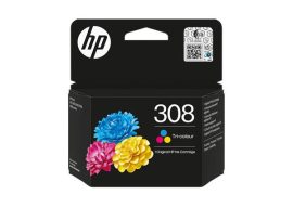 HP 7FP20UE Tintapatron  Deskjet 2900, Envy 6110e nyomtatókhoz, HP 308, színes, 120 oldal
