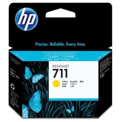 HP CZ132A Tintapatron DesignJet T120,T520 nyomtatókhoz, HP 711, sárga, 29 ml HP CZ132A Tintapatron DesignJet T120,T520 nyomtatókhoz, HP 711, sárga, 29 ml