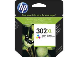 HP F6U67AE Tintapatron DeskJet 2130 nyomtatókhoz, HP 302XL, színes, 8ml HP F6U67AE Tintapatron DeskJet 2130 nyomtatókhoz, HP 302XL, színes, 8ml