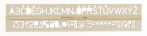 KOH-I-NOOR Betűsablon, 20 mm, KOH-I-NOOR KOH-I-NOOR Betűsablon, 20 mm, KOH-I-NOOR